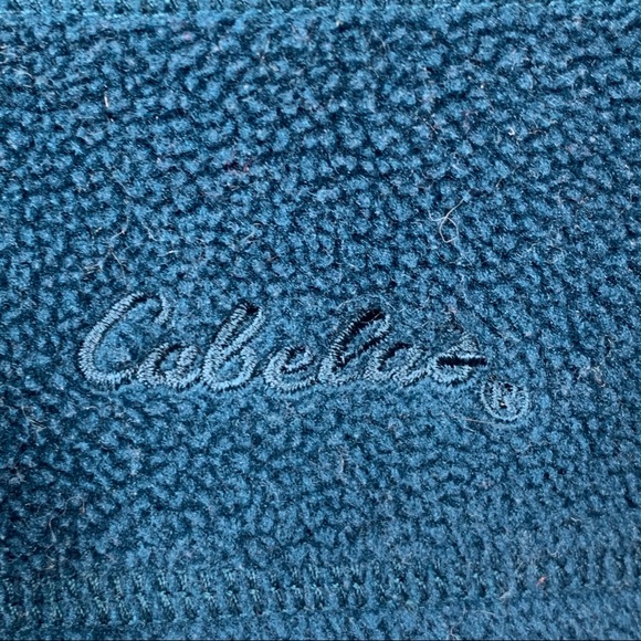 Cabela’s‎ Blue Fleece Zip-up Jacket L - Picture 3 of 12